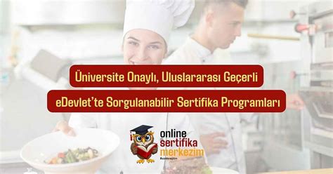 uluslararası aşçılık sertifikası